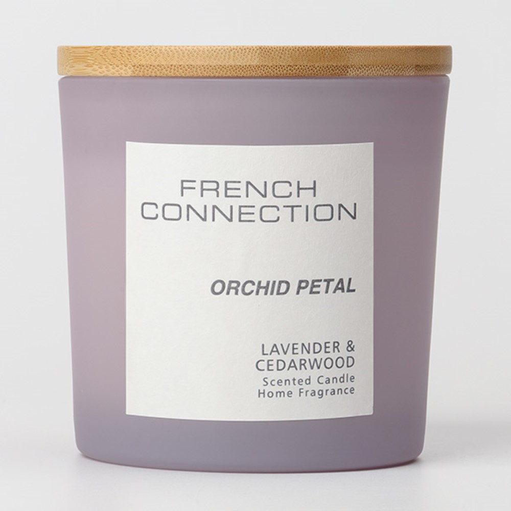 French Connection Unisex Pastel Range Lavender & Cedarwood Candle 331g - One Size | French Connection Sale | Discount Designer Brands