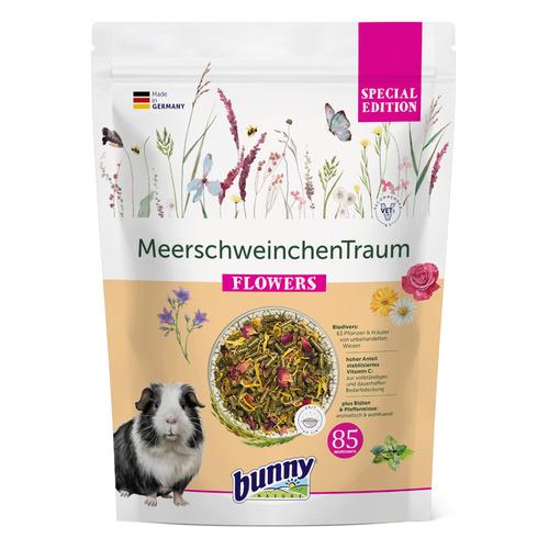 1,5kg bunny MeerschweinchenTraum Special Edition Flowers Meerschweinchenfutter