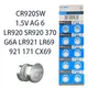 1.55V AG6 371 SR920SW LR920 SR927 171 370 L921 LR69 SR920 piles bouton pour montre jouets pile à distance pile bouton
