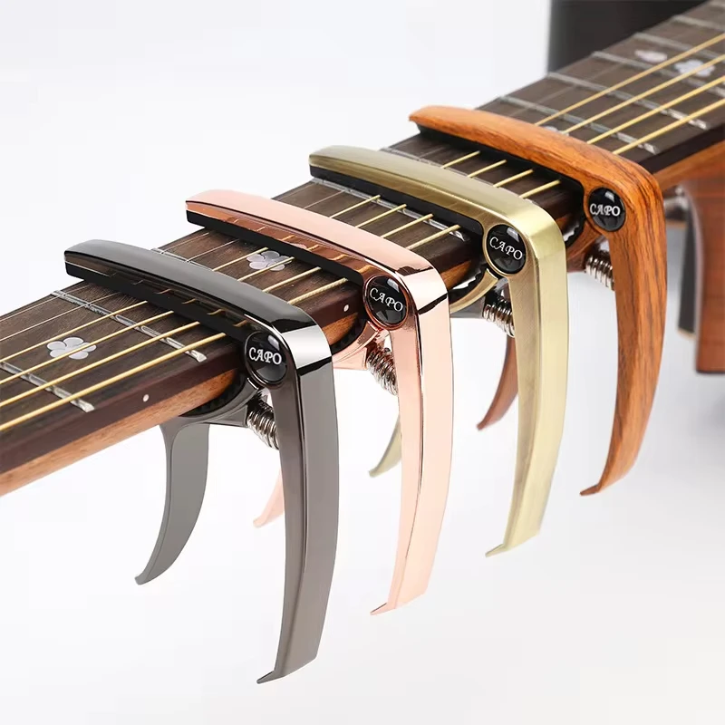 Gitarre Capo Metall 1PCS Aluminium Legierung Gitarre Tuner Clamp Professionelle Schlüssel Trigger Capo für Akustische Elektrische Musikinstrumente Image