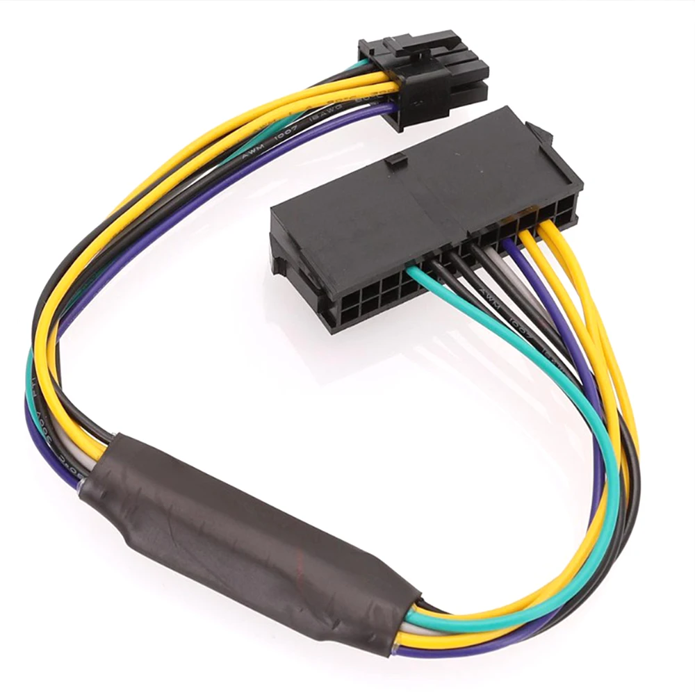 ATX-Netzteil-Netzteilkabel-Adapter, 24- bis 8-poliger Stecker für DELL Optiplex 3020 3046 5040 7020 7040 T1700, Konvertierungskabel im Großhandel Image