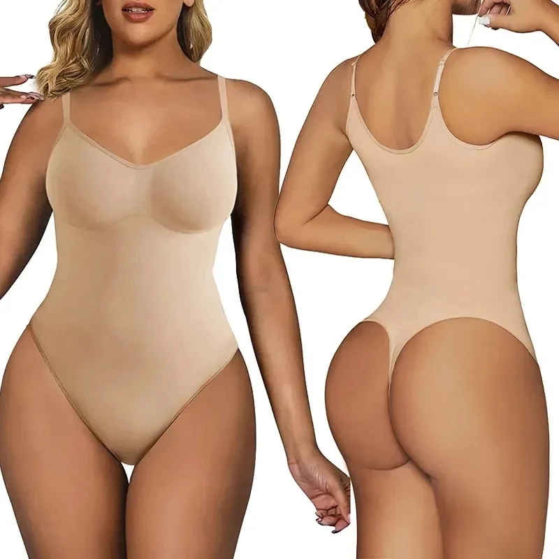 Frauen Bodysuit Shapewear Bauch-steuer Full Body Shaper Abnehmen Mantel Butt Heber Push-Up Oberschenkel Schlanker Bauch Shaper Korsett Image