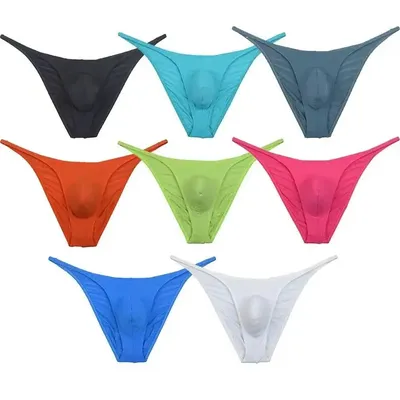 Bequeme freche Bikini-Slips für Herren, brasilianische Unterwäsche, Slip, offene Seiten, Image