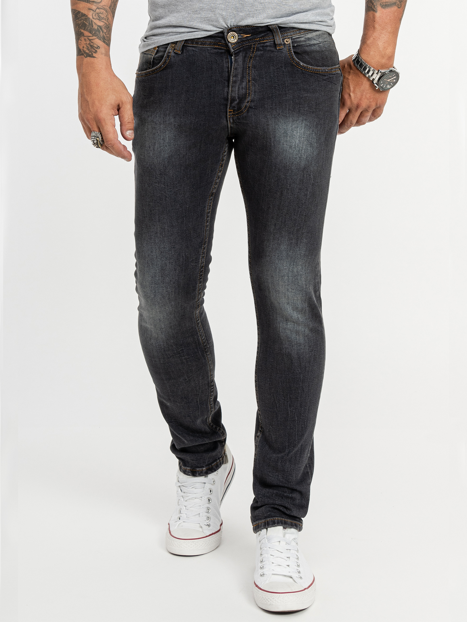 Rock Creek Jeans Schwarz Image