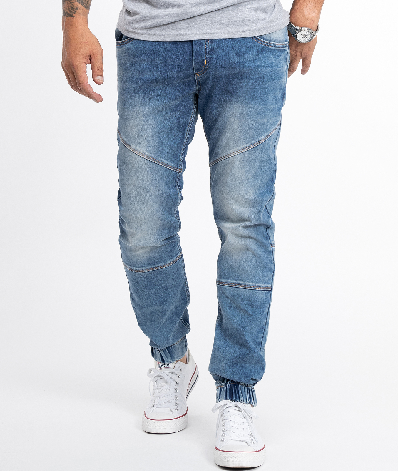 Rock Creek Jeans Tapered Fit Blau Image