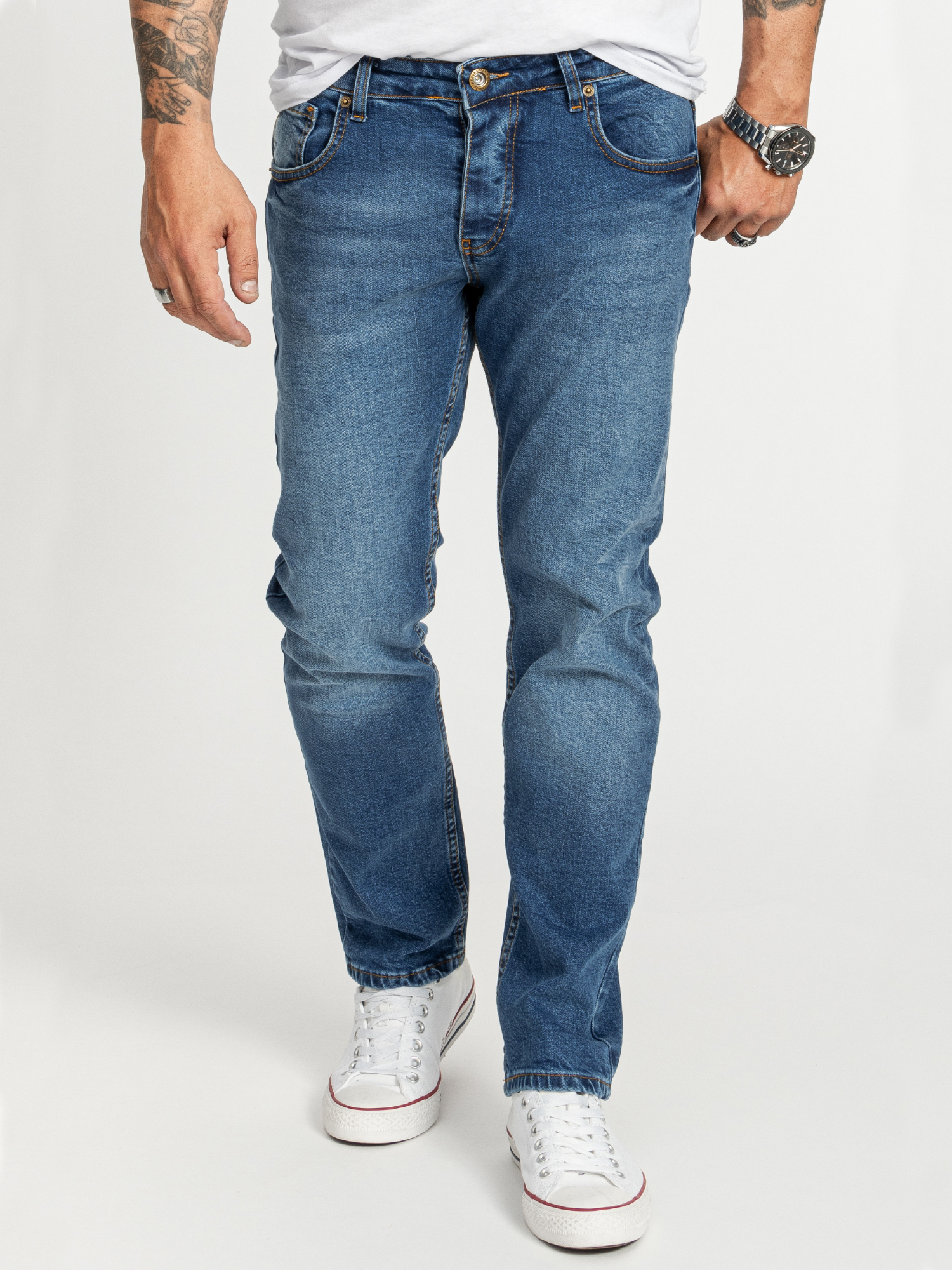 Rock Creek Jeans Blau Image