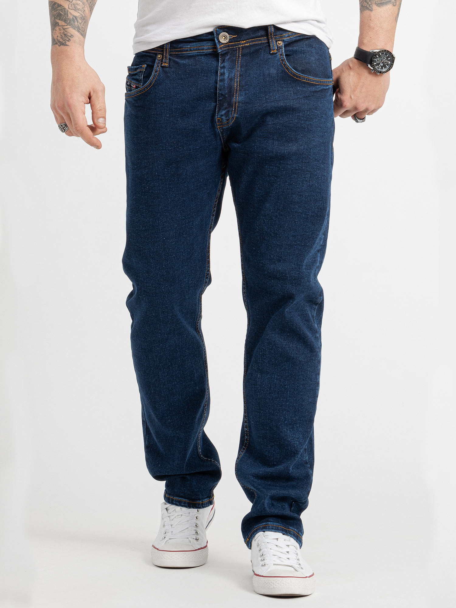Rock Creek Jeans Blau Image