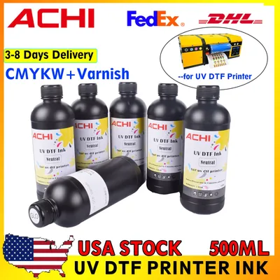 500ML UV INK UV DTF Ink UV INK for R1390 L800 R330 DX4 DX5 XP 600 Printhead for UV DTF Printer