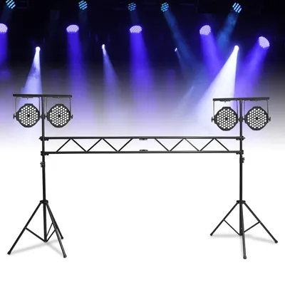 Portable DJ Lighting Truss/Stand w T-Bar Trussing Stage System W/Updated Connection System All Metal