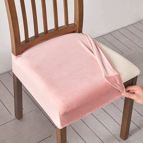 stuhlbezug sitz stuhlbezüge Stuhlhussen wasserdichter elastischer pu-lederbezug für stühle sitzbezüge für esszimmerstühle waschbarer schutzbezug stuhlbezüge für stühle Image
