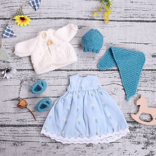 handgemachtes Waldorf Puppenkleiderset für 12 Zoll Puppe handgemachte Muppet Puppe für Weihnachtsgeschenke