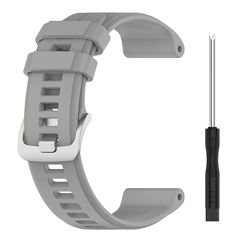 Uhrenarmband für Garmin Garmin-Instinkt Silikon Ersatz Gurt mit Entfernungswerkzeug Verstellbar Sportarmband Armband Image