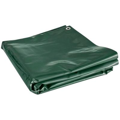 Schutzplane WINDHAGER "PREMIUM", grün, B:150cm L:1000cm, Kunstfaser, Planen, LxB: 10x1,5 m, zum Schutz von Brennholz, Befestigungsösen aus Alu Image