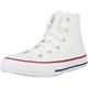 Converse All Star Hi Youth Trainers Optical White - 11 Youth UK