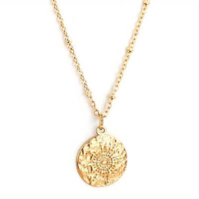 TEMU A Necklace Made Of Stainless Steel, Featuring A Minimalist And Luxurious Design, Perfect As A Fashionable And For , Parties, And . Image