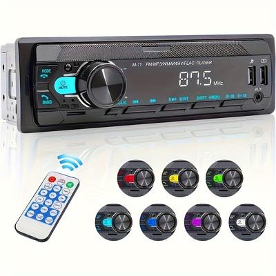 TEMU 1din Car In-dash Car Radio Digital Stereo - Mp3 Player, Lcd, Calling, Fm, Remote Control, Usb/tf/aux, ,