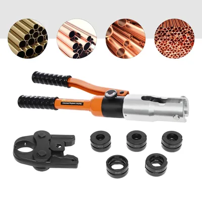 Professional Crimping Pliers Hydraulic Press Tool Set with Toolbox V/M Molds