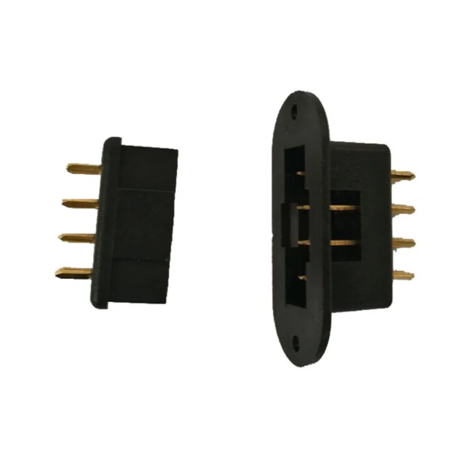 2 Paar vergoldete Servostecker MPX 8-poliger Stecker für RC Hobby Modellauto Flugzeug RC Zubehör
