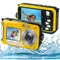 Unterwasserkamera HD 2,7 k 48mp Digital kamera Selfie 16x wasserdichte Video recorder Kamera Dual Screens Kamera zum Schnorcheln