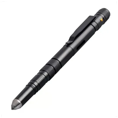 Portable Multifunctional Tactical Pen 4-In-1 Outdoor Defense Tactical Anti Skid Ballpoint Pen Flashlight Emergency Glass Breaker