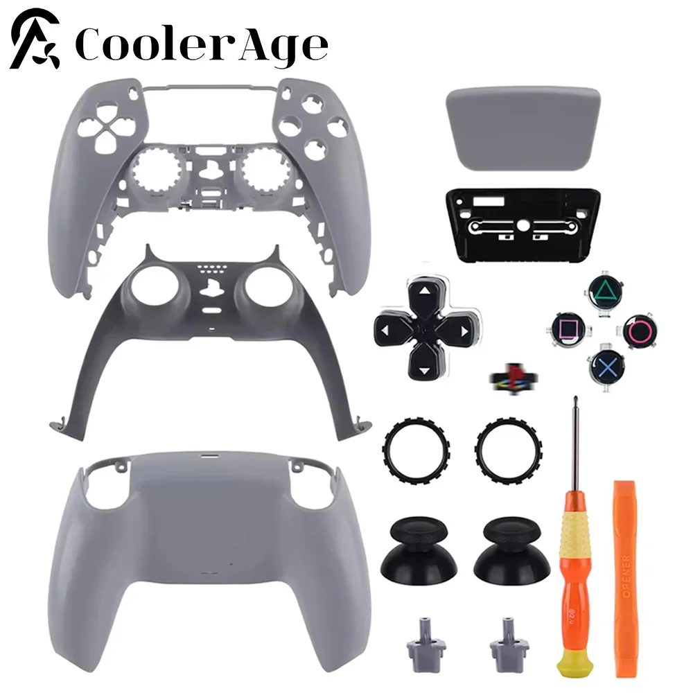 for PS5 Controller Shell Back Front Cover Limited 30th Anniversary Playstation 5 Case Replacement for BDM-010/020/030/040/050