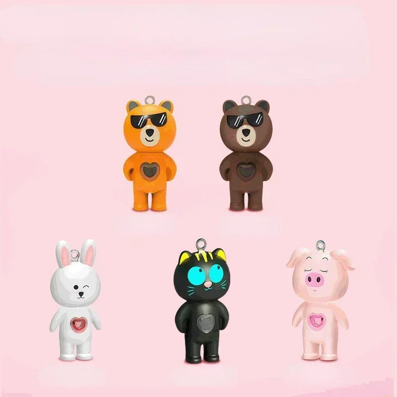 Cartoon niedlicher Mini tragbarer antistatischer Cartoon-Schlüsselanhänger, Autozubehör, Schlüsselanhänger, Autos, Dekoration zusätzlich zu statischen Werkzeugen Image