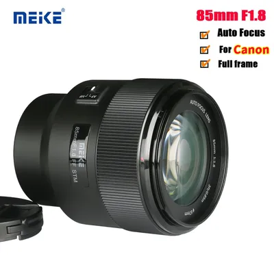 MEKE Meike 85mm F1.8 AF Autofokus STM Vollformat-Portraitobjektiv Medium Teleobjektiv für Canon EF SLR-Mount-Kameras