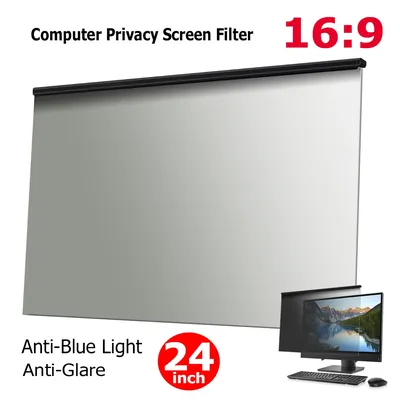 24 Inch Screen Privacy Filter Removable 16:9 Aspect Ratio Screen Protector Privacy Filter Screen