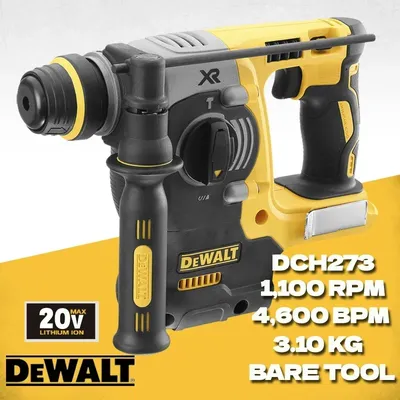 DEWALT DCH273 Rotary Hammer Brushless Motor SDS PLUS Cordless Power Tools Dewalt Rechargeable