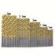 TEMU 50pcs Titanium Coated Drill Bit Set, Steel, Hex Shank, Precision Tip, Tool Kit For Wood, Metal, Plastic Drilling