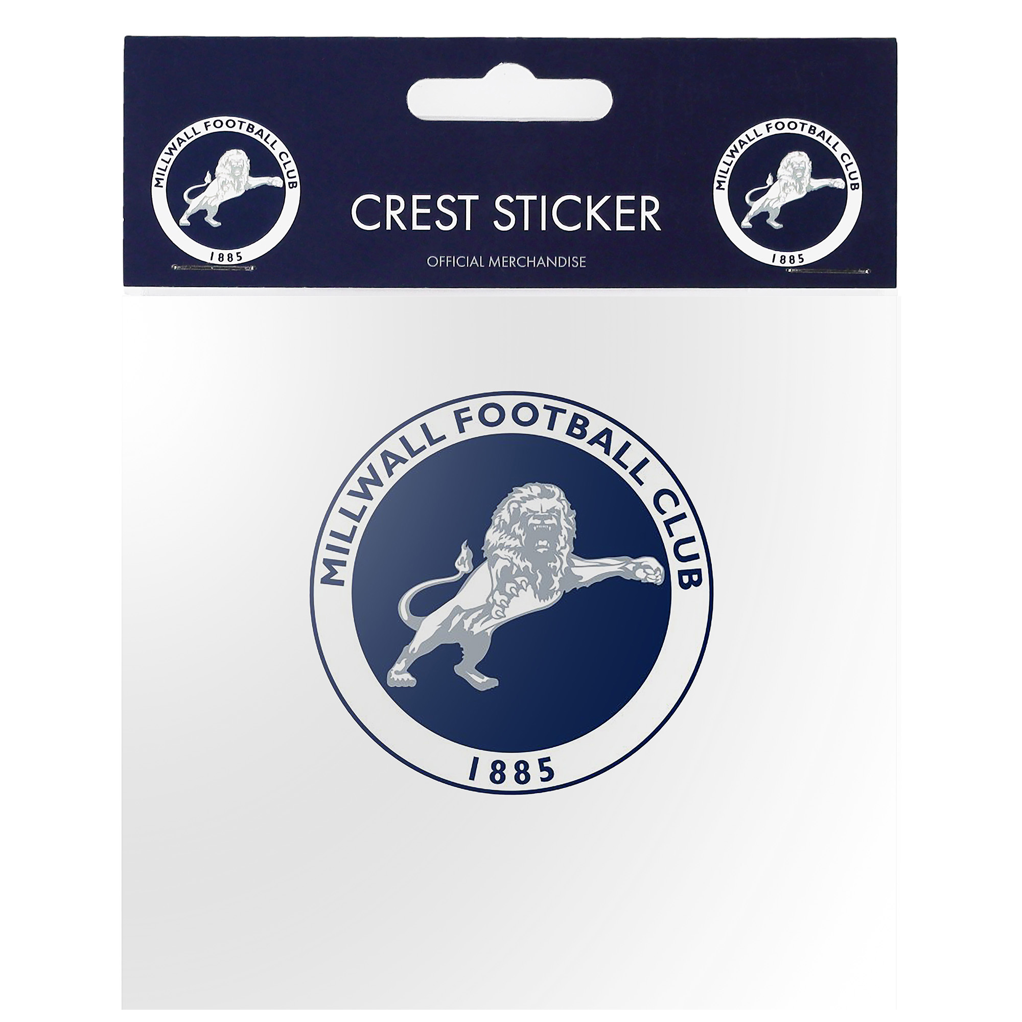 Millwall Car Sticker - Small Image