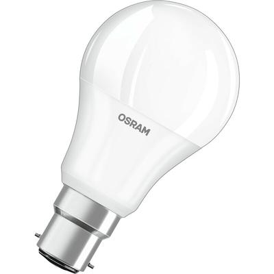 Led Base Classic a, in Kolbenform mit B22d-Sockel, Nicht Dimmbar, Ersetzt 60 Watt, Matt, Warmweiß