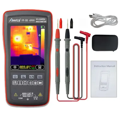 2 in 1 Thermal Imager & Digital Multimeter Tester with 10800 Pixels 20Hz Image Capture Frequency