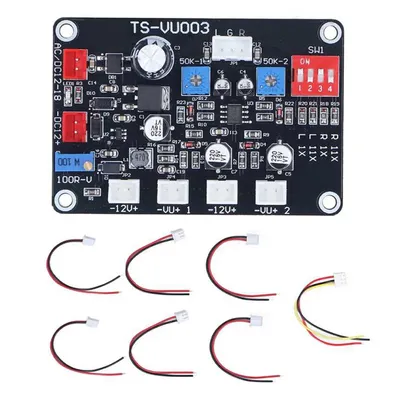 TS VU003 Driver Module Backlight Power Amplifier VU Meter Driver Board AC DC 12V-18V DB Amplifier