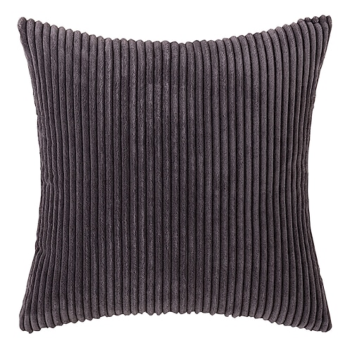 Dekorative Wurfkissen, Cord-Kissen, Kissenbezug, Nachttisch, Sofa, Rückenkissen, Büro, Lendenwirbelsäule, einfarbig, Kissenbezug ohne Kern, Rosa, Blau, Salbeigrün, Lila, Gelb
