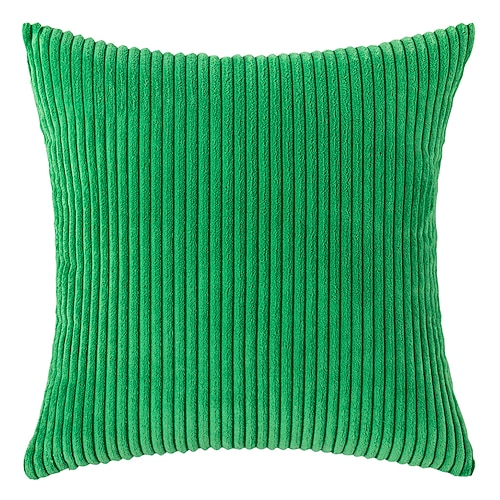 Dekorative Wurfkissen, Cord-Kissen, Kissenbezug, Nachttisch, Sofa, Rückenkissen, Büro, Lendenwirbelsäule, einfarbig, Kissenbezug ohne Kern, Rosa, Blau, Salbeigrün, Lila, Gelb