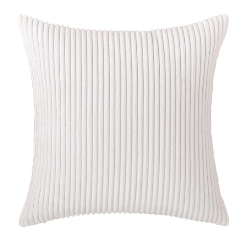 Dekorative Wurfkissen, Cord-Kissen, Kissenbezug, Nachttisch, Sofa, Rückenkissen, Büro, Lendenwirbelsäule, einfarbig, Kissenbezug ohne Kern, Rosa, Blau, Salbeigrün, Lila, Gelb Image