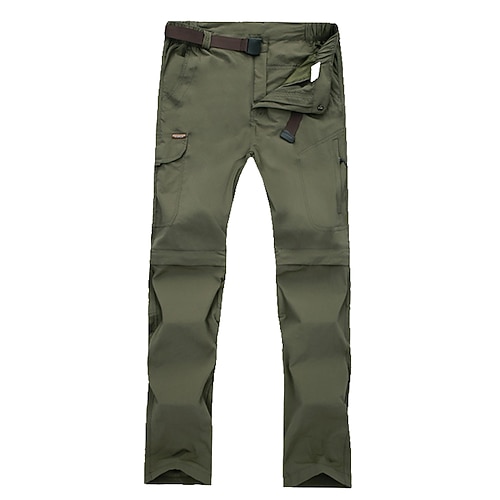 Damen Abzippbare Hosen Wanderhosen Sommer Frühling Außen Wasserdicht Hautfreundlich Komfort Multi-Pocket Unterteile Schwarz Armeegrün Jagd Angeln Klettern S M L XL XXL Image