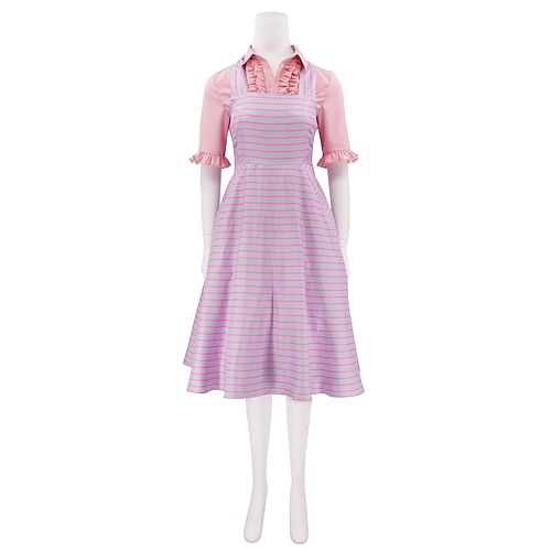 Buchwoche 2026 Hexe Fee Glinda Kleid Kostüm Film- und TV-Themenkostüme for Damen Erwachsene Halloween Karneval Party Leistung Bühne Image