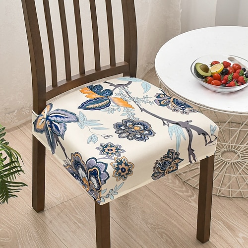 set coprisedili elastici per sedie da pranzo, coprisedili morbidi, sfoderabili e lavabili per sedie da pranzo, coprisedili per sala da pranzo, coprisedili per sala da pranzo