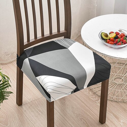 set coprisedili elastici per sedie da pranzo, coprisedili morbidi, sfoderabili e lavabili per sedie da pranzo, coprisedili per sala da pranzo, coprisedili per sala da pranzo