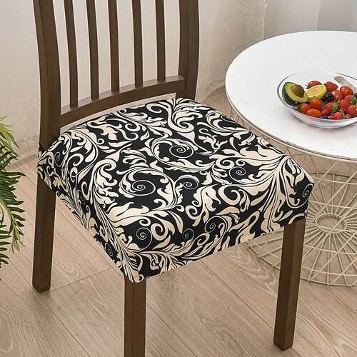 set coprisedili elastici per sedie da pranzo, coprisedili morbidi, sfoderabili e lavabili per sedie da pranzo, coprisedili per sala da pranzo, coprisedili per sala da pranzo