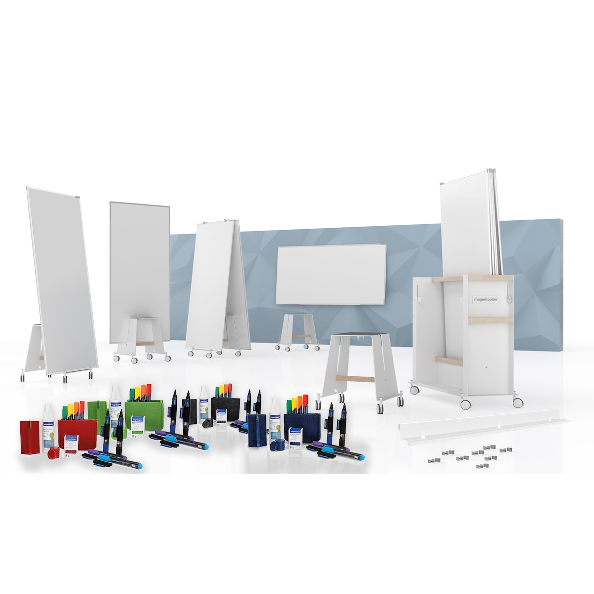 magnetoplan Whiteboard-Bundle 12412492 Large Image