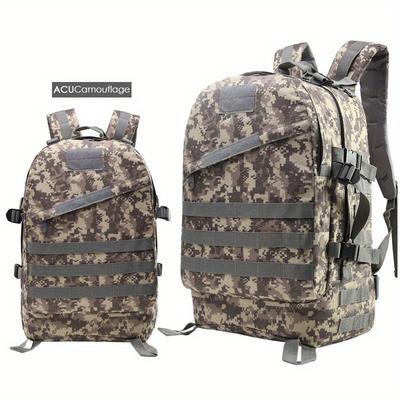 TEMU Multifunctional Outdoor Sports Camouflage Backpack Military Fan Mountaineering And Hiking Bag Shoulder Length 3d Backpack Tactical