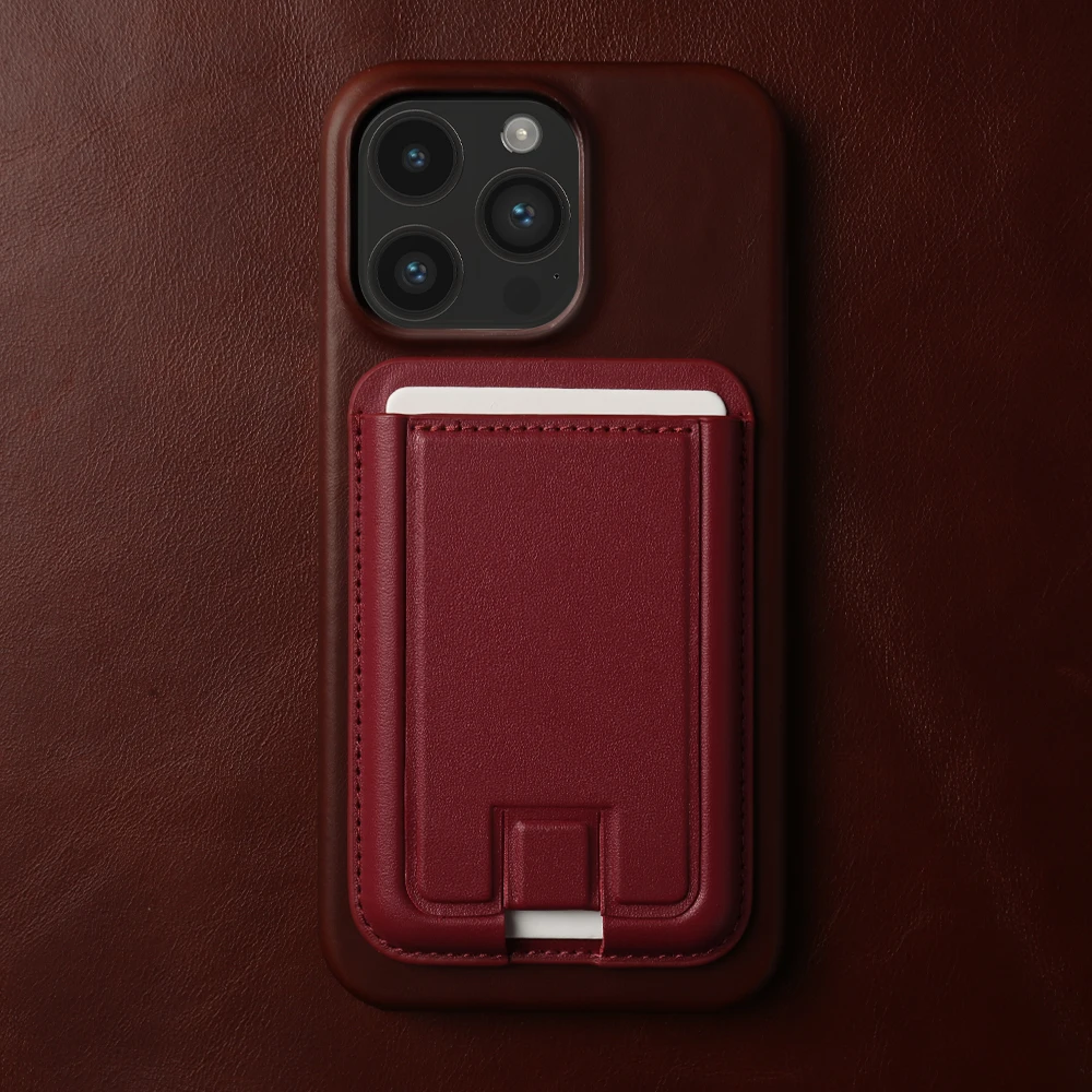 Étui portefeuille magnétique en cuir véritable pour iPhone, étuis de protection MagSafe, iPhone 15 Pro Max, iPhone 14, iPhone 13Pro, iPhone 12Mini, iPhone 11Pro