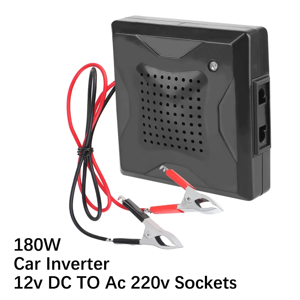 Für Dc 12V AC 220V Mini Stecker Adapter 180W Outlet Konverter Outlets Auto Ladegerät Auto Power Inverter adapter Auto Zubehör Image