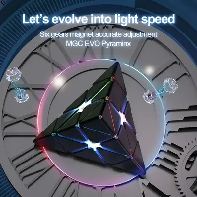 [Ecube] yj mgc evo Pyraminx Magic Cube magnetisch 3x3x3 Pyraminx Magic Cube 3x3 Speed Cube Magnet