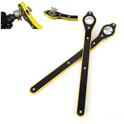 Automotive Labor-Saving Long Handle Jack Ratchet Wrench Automotive Key Tire Suspension Ear Wrench