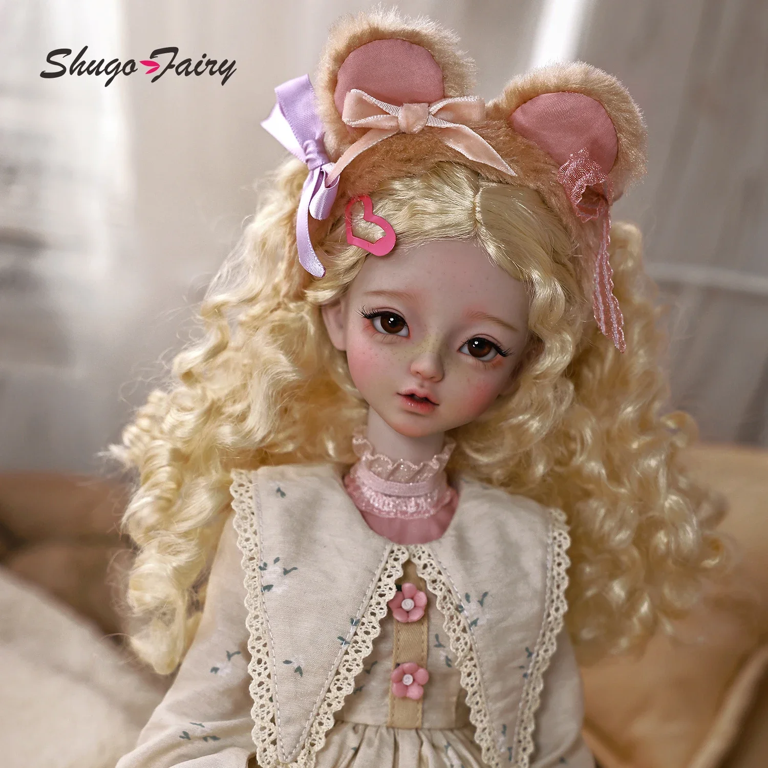 ShugaFairy Liano BJD Puppe 1/4 Kopf Bariy Körper Dorf-Garten-Stil Gelenkkörper Baby-Spielzeug BJD Puppen