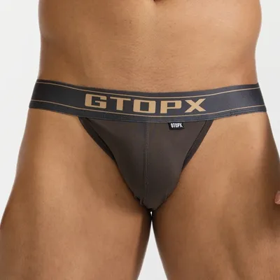 Herren Baumwoll Slips atmungsaktive Unterwäsche mittlere Taille bequeme Höschen Unterhose weich sexy u Ausbuchtung Beutel Slips Hombre Cueca Image